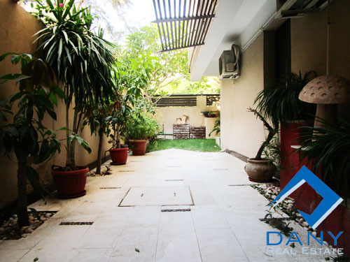 Residential Ground Floor Apartment For Rent Furnished in Maadi Sarayat Great Cairo Egypt